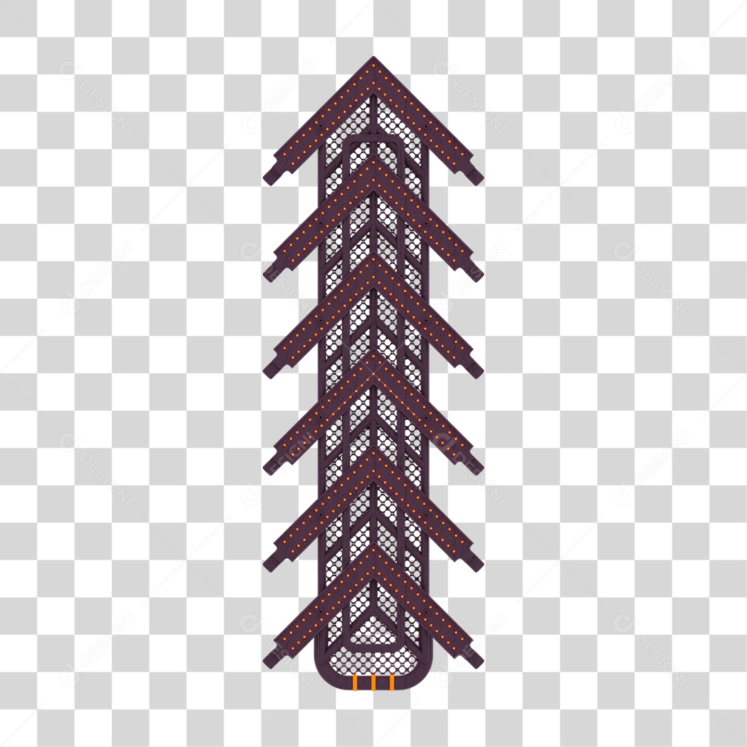 Seta Neon Grades PNG Transparente