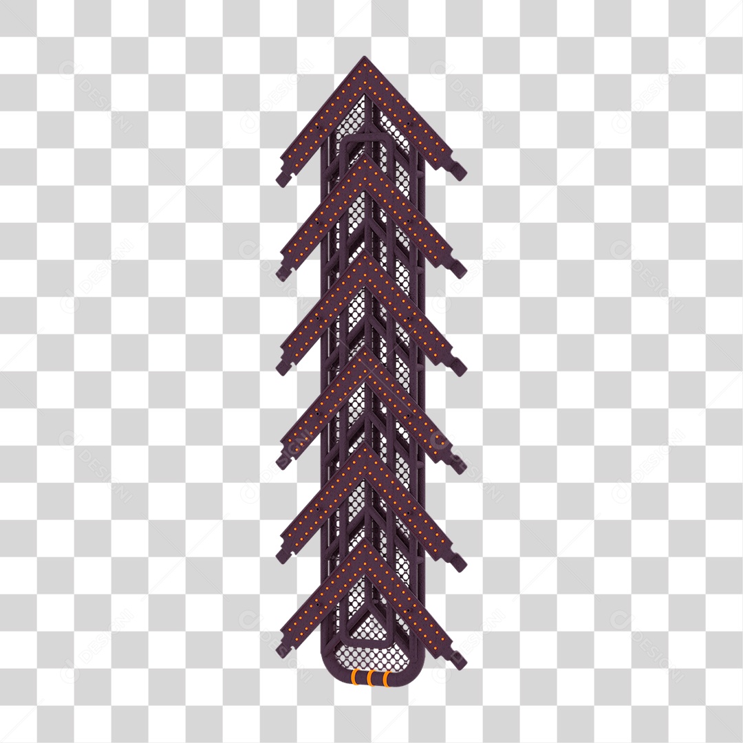 Seta Neon Grades PNG Transparente