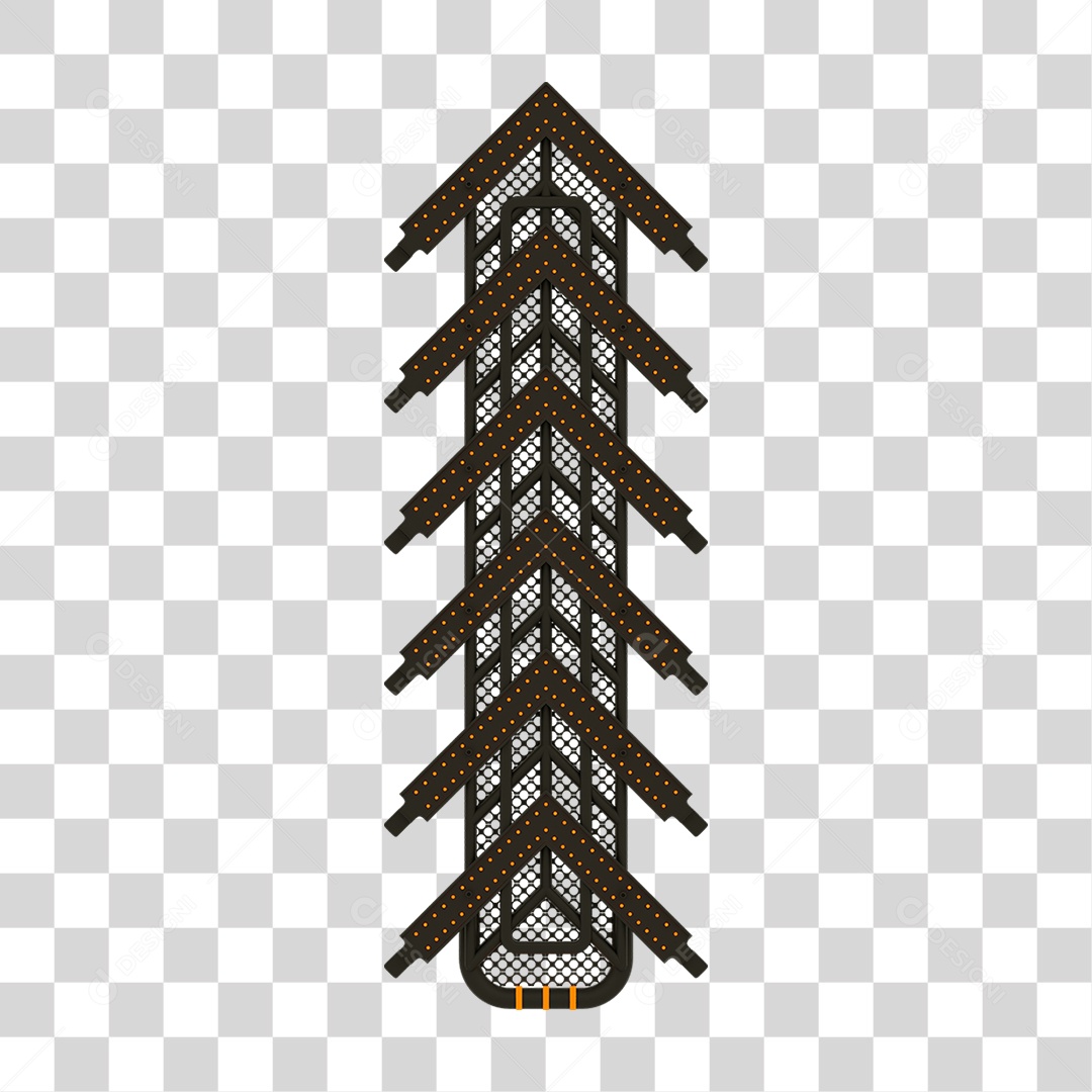 Seta Neon Grades PNG Transparente