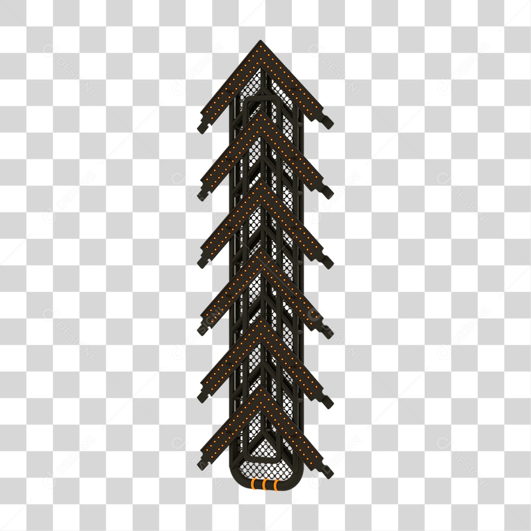 Seta Neon Grades PNG Transparente