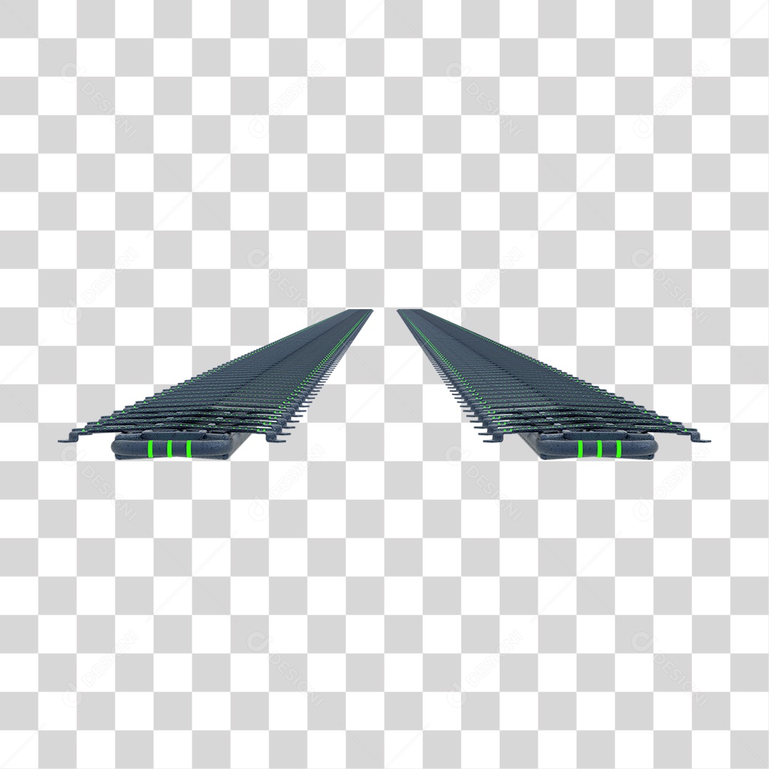 Seta Neon Fila Grades PNG Transparente