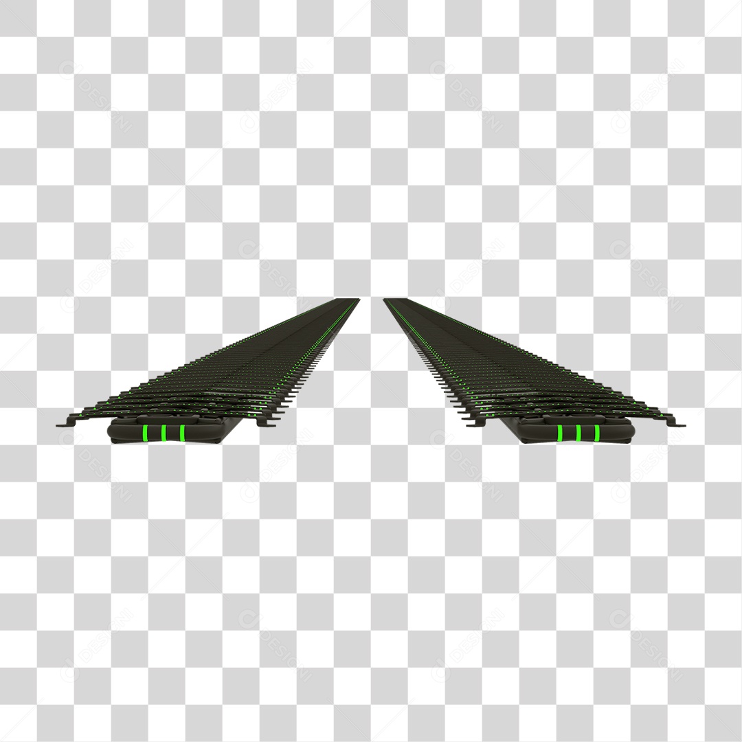 Seta Neon Fila Grades PNG Transparente