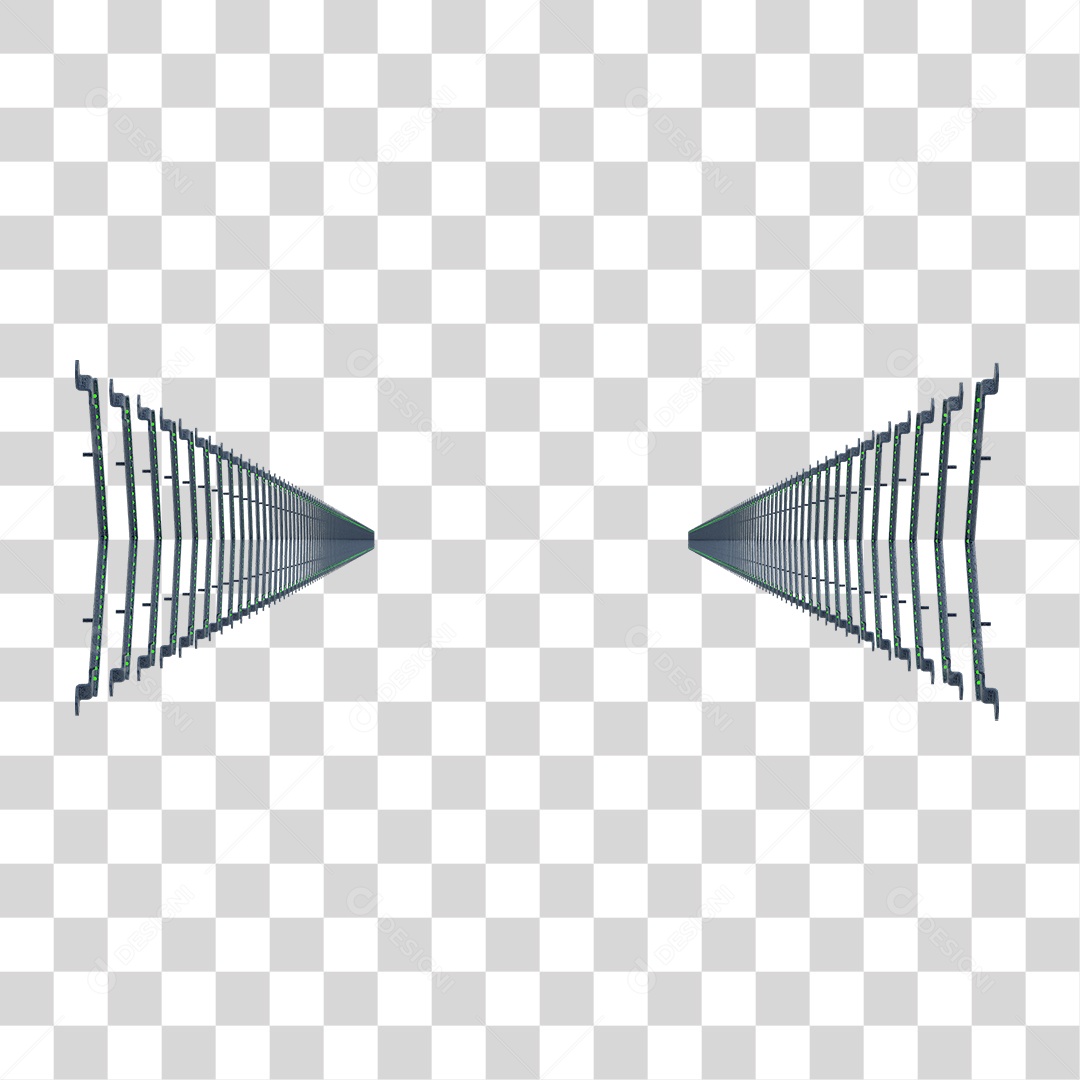 Seta Neon Fila Grades PNG Transparente