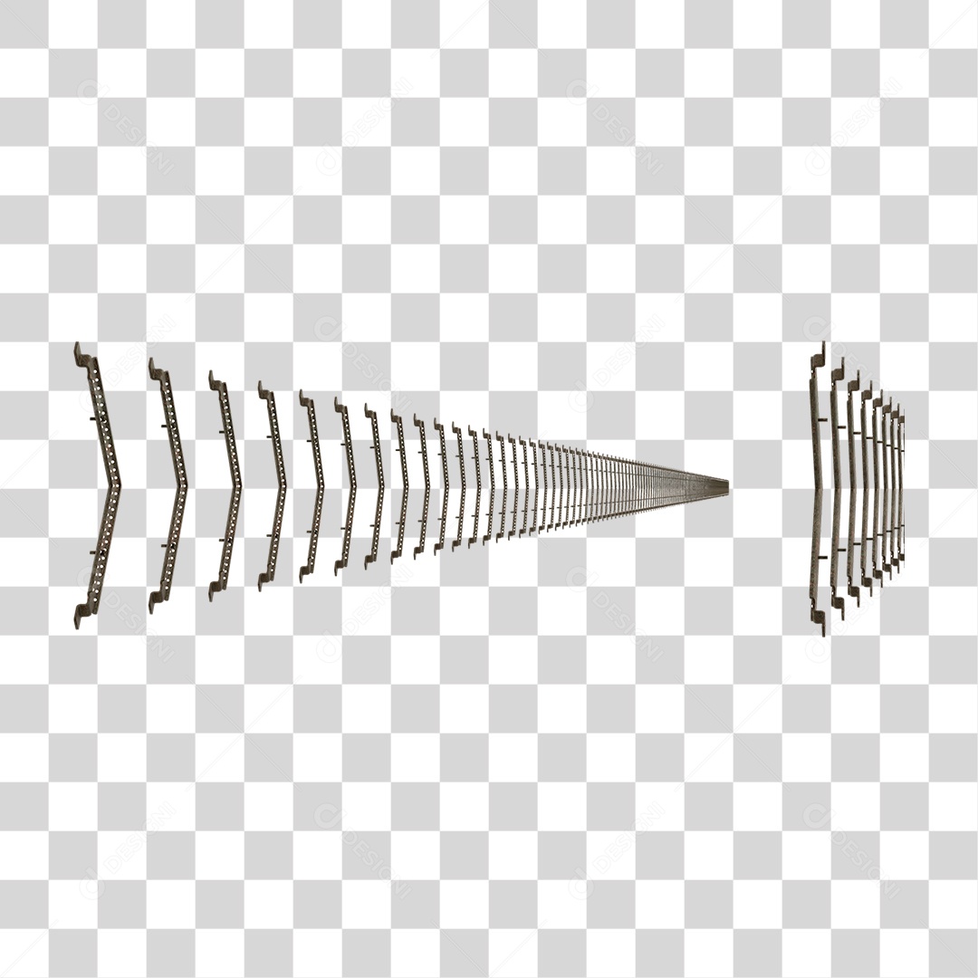 Seta Neon Fila Grades PNG Transparente