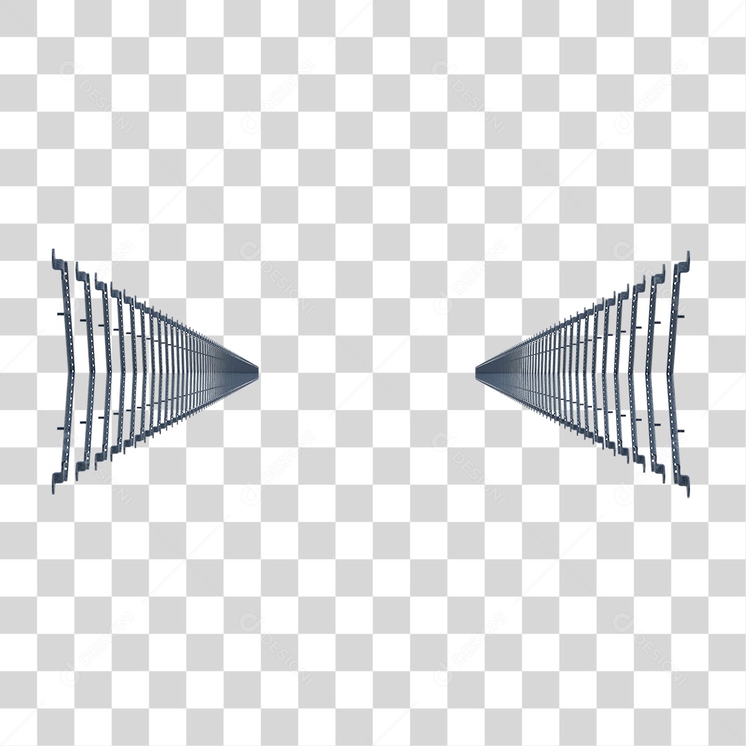 Seta Neon Fila Grades PNG Transparente