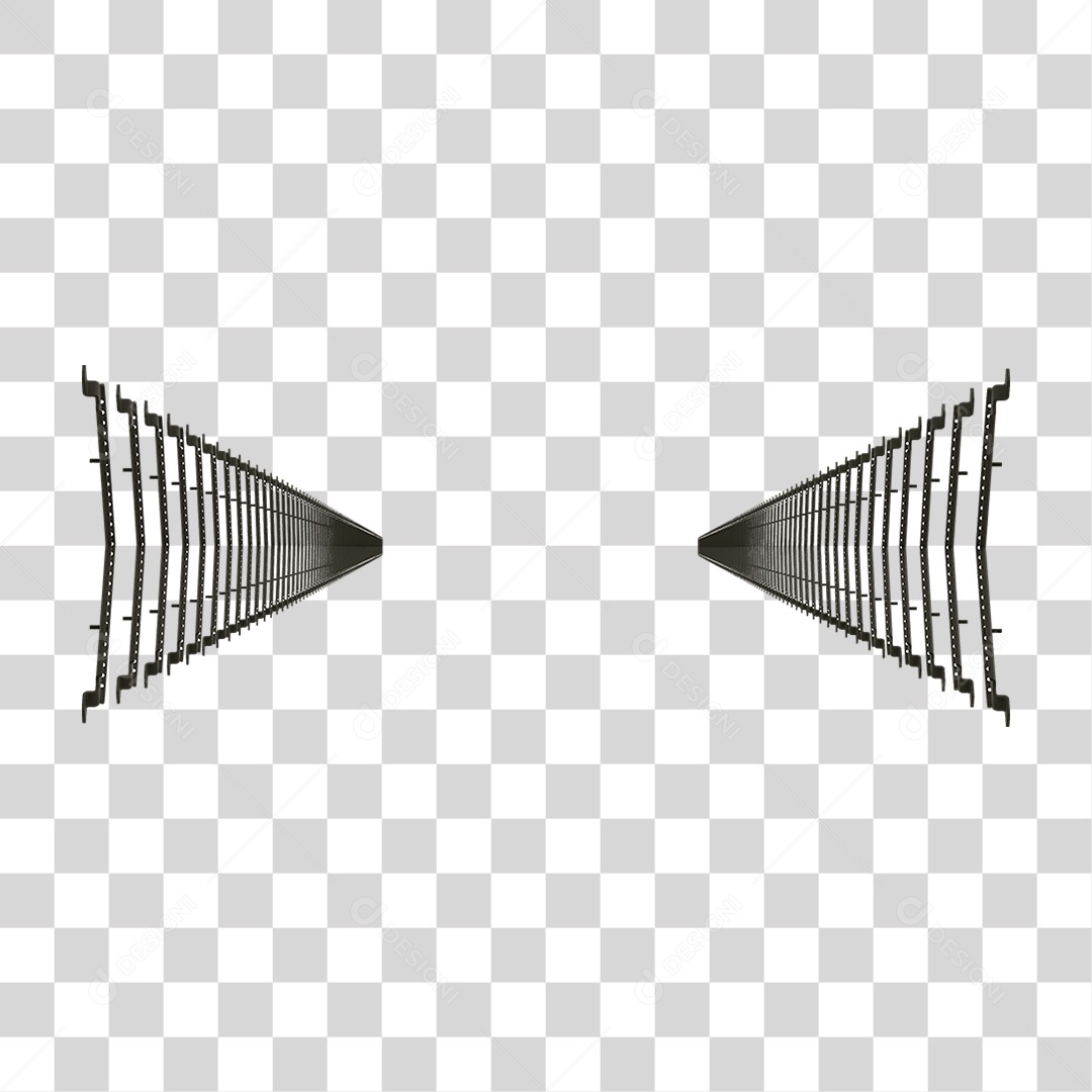 Seta Neon Fila Grades PNG Transparente