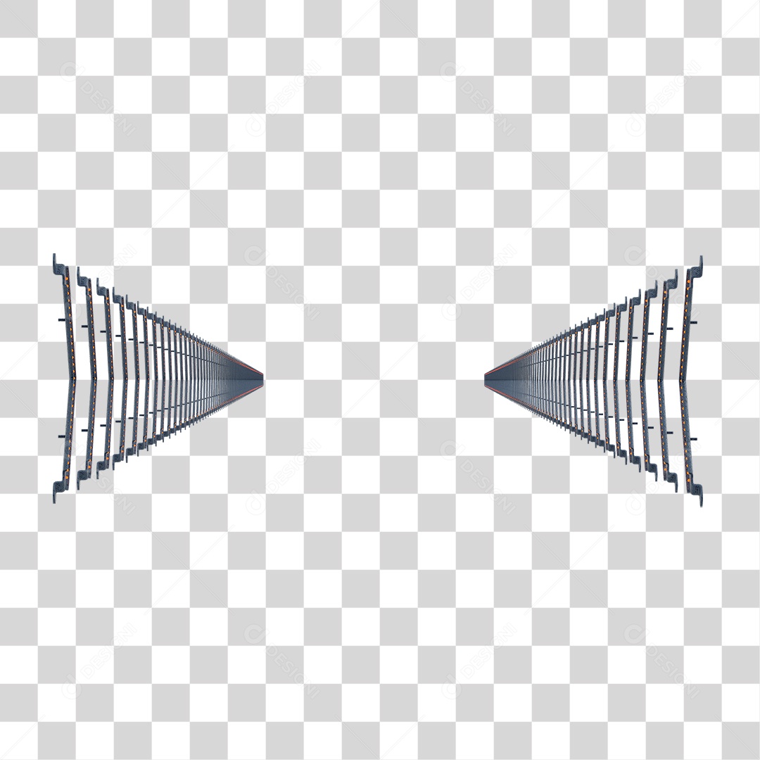 Seta Neon Fila Grades PNG Transparente