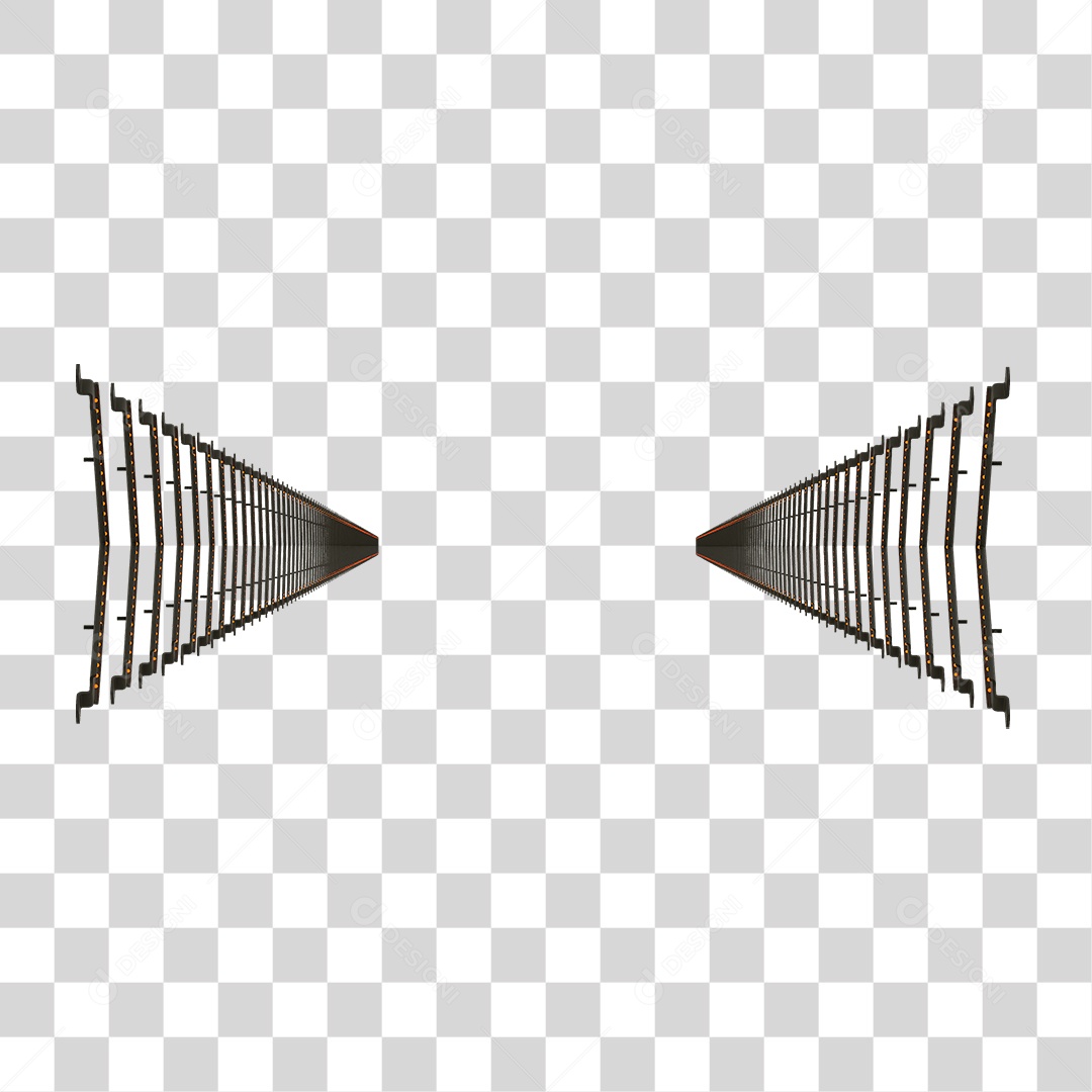 Seta Neon Fila Grades PNG Transparente