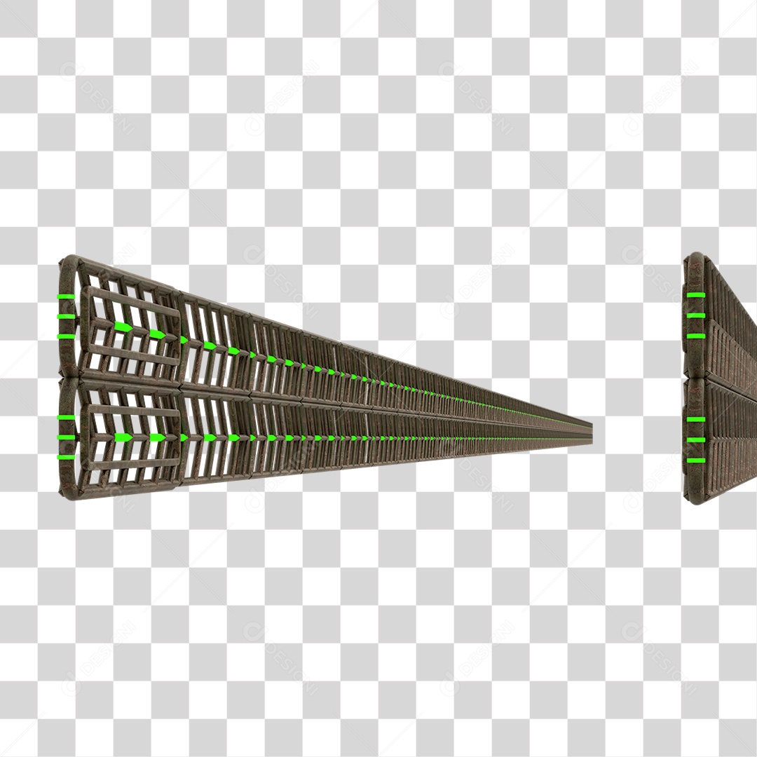 Seta Neon Fila Grades PNG Transparente