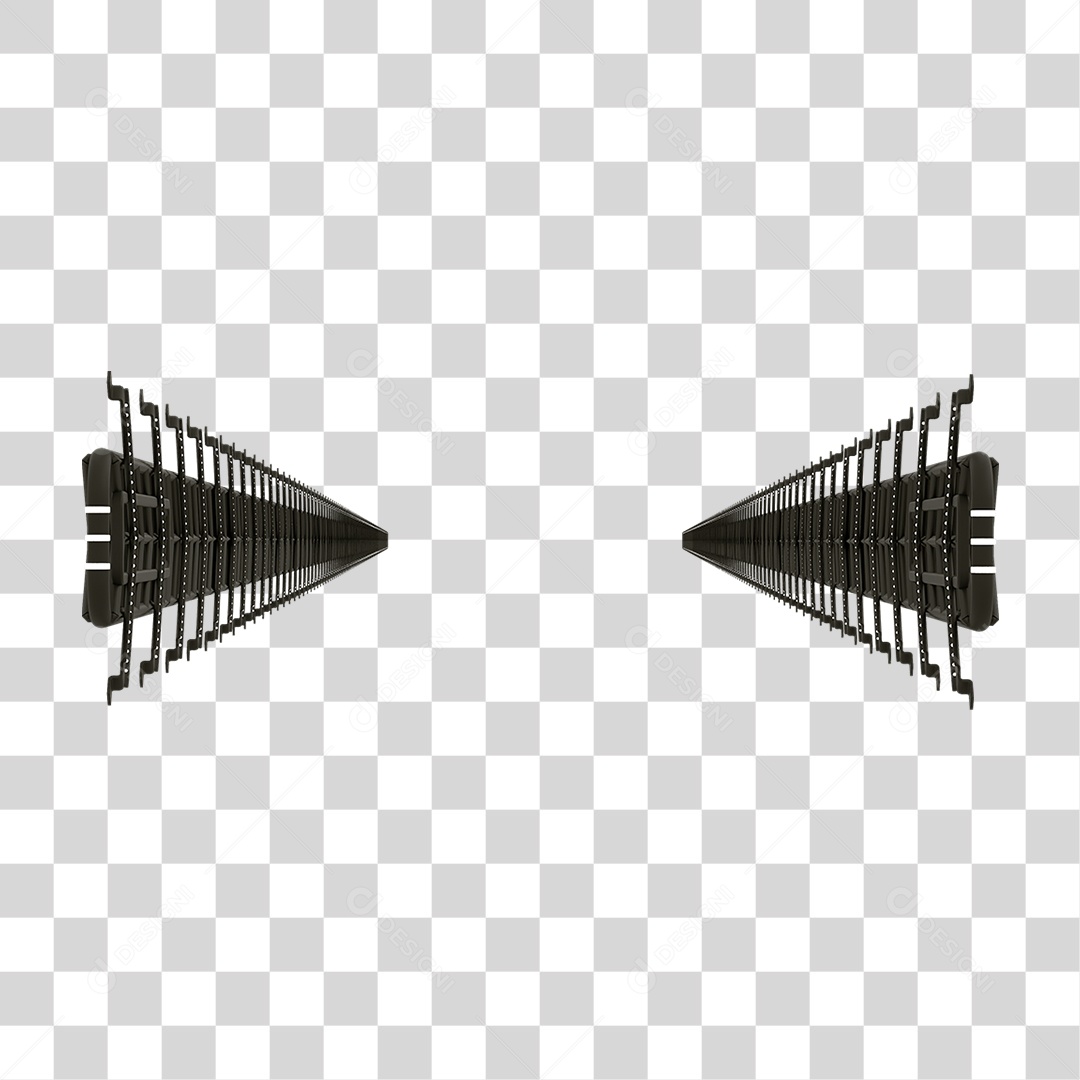 Seta Neon Fila Grades PNG Transparente