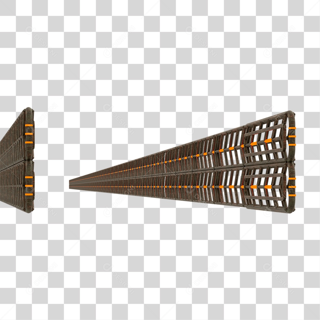 Fita Grade Neon PNG Transparente