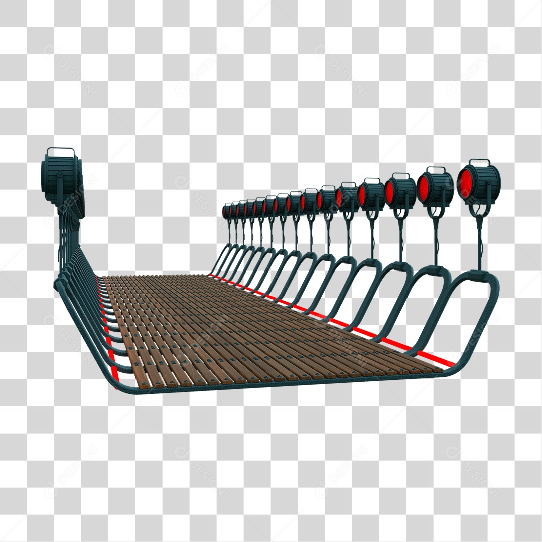 Plataforma Neon PNG Transparente