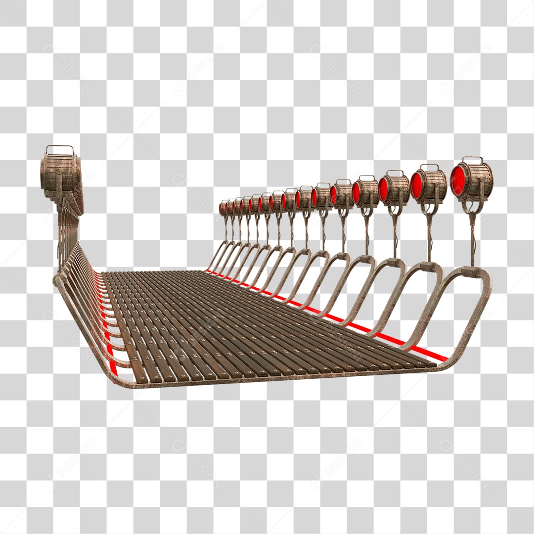 Plataforma Neon PNG Transparente