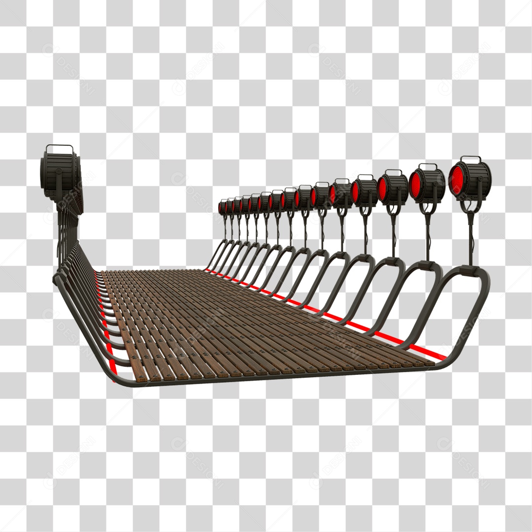 Plataforma Neon PNG Transparente