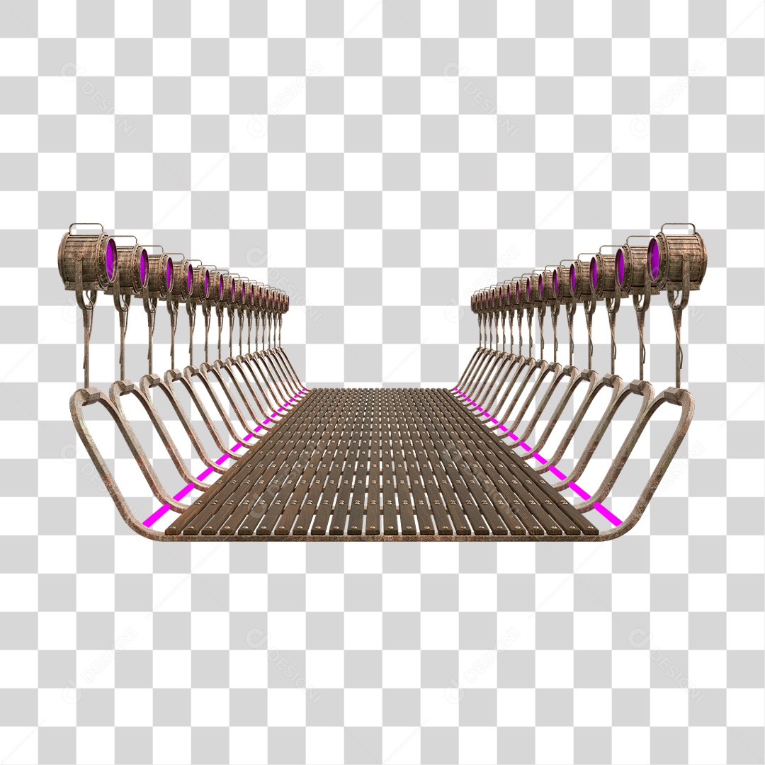 Plataforma Neon PNG Transparente