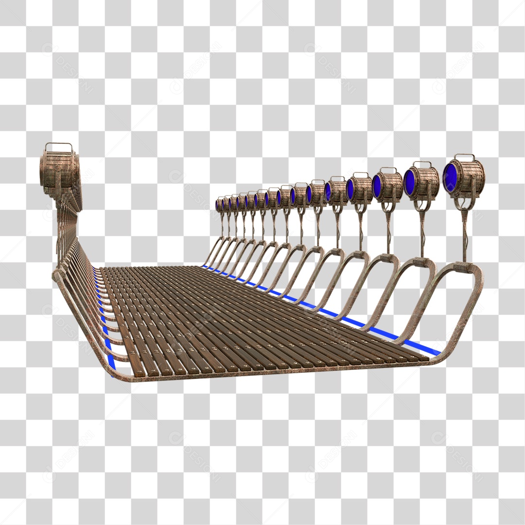 Plataforma Neon PNG Transparente