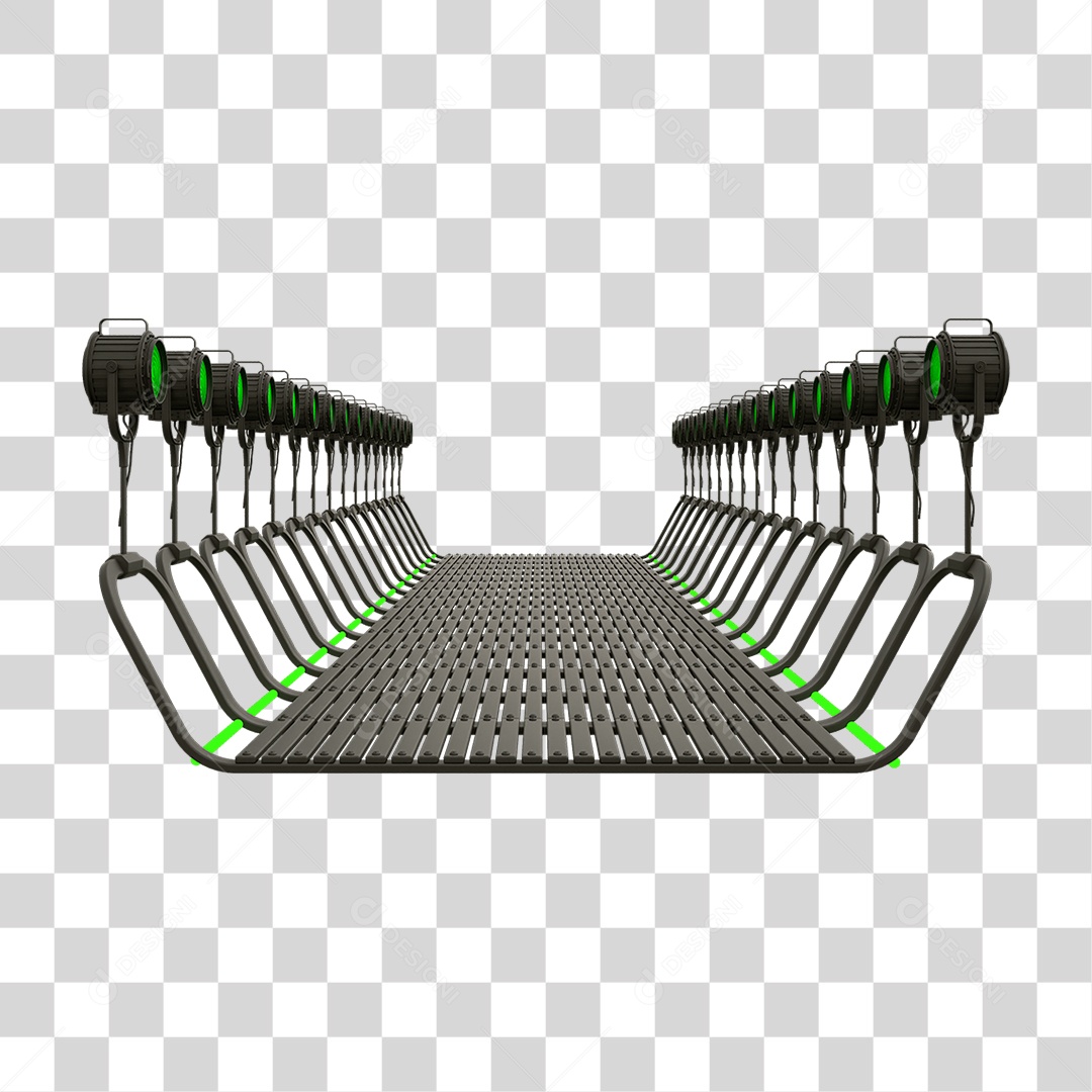 Plataforma Neon PNG Transparente