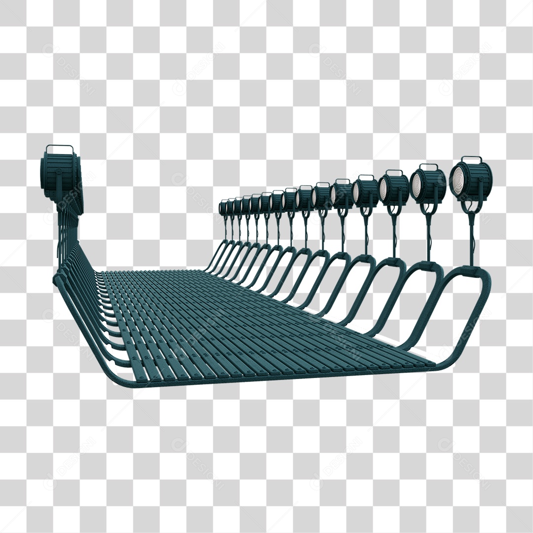 Plataforma Neon PNG Transparente