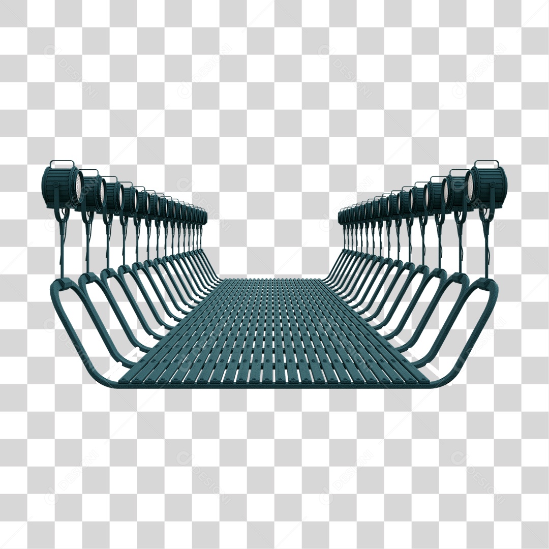 Plataforma Neon PNG Transparente