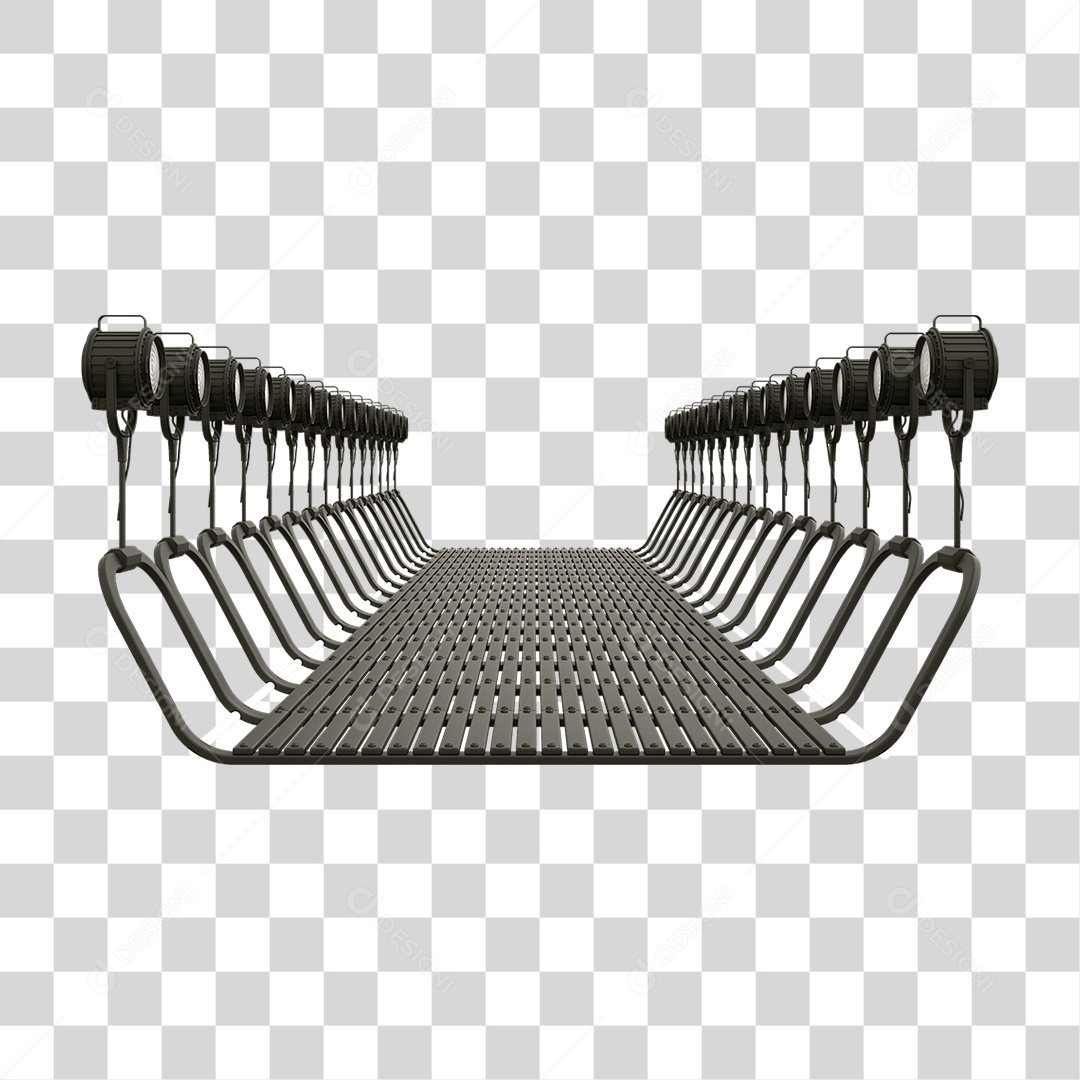 Plataforma Neon PNG Transparente