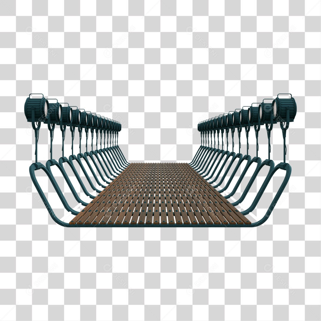 Plataforma Neon PNG Transparente