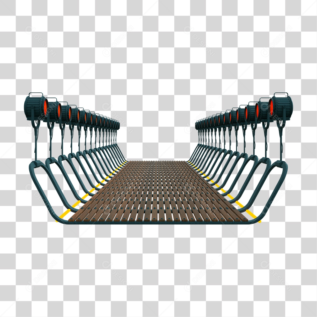 Plataforma Neon PNG Transparente