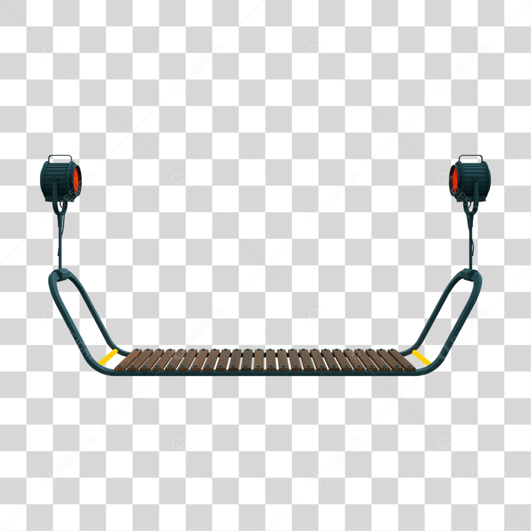 Plataforma de Metal Neon PNG Transparente