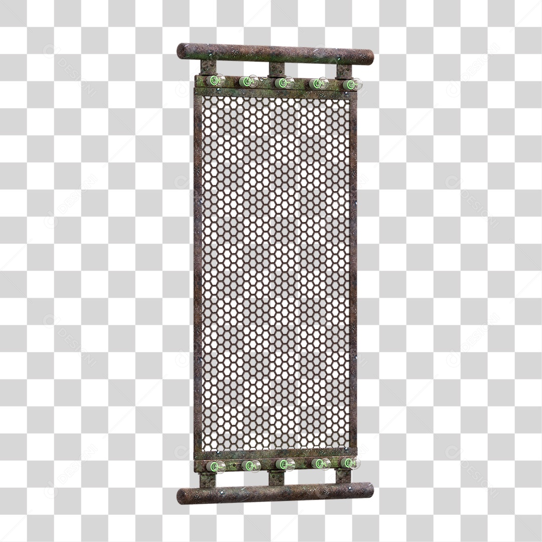 Painel Metal Lâmpadas PNG Transparente