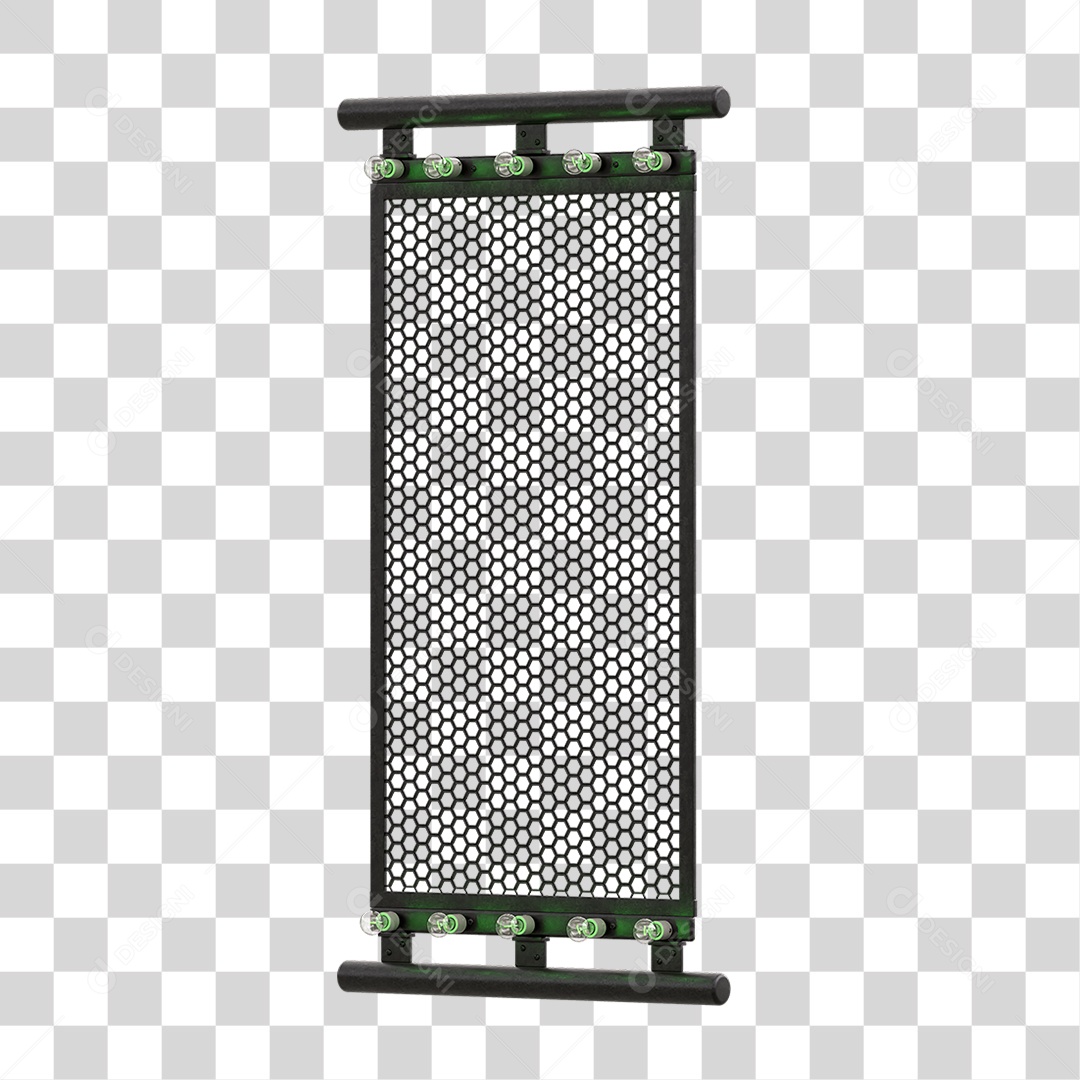 Painel Metal Lâmpadas PNG Transparente