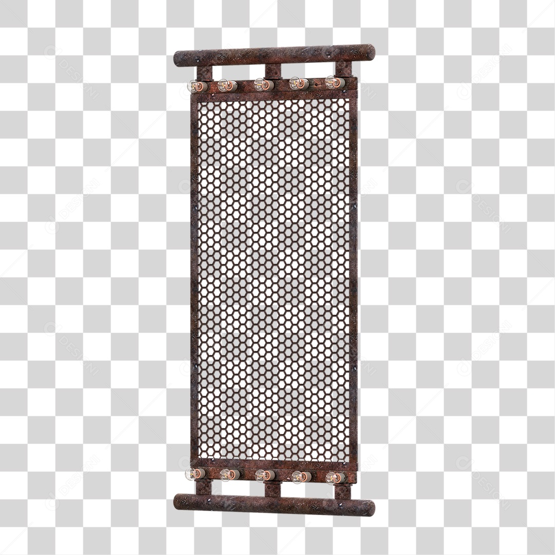 Painel Metal Lâmpadas PNG Transparente