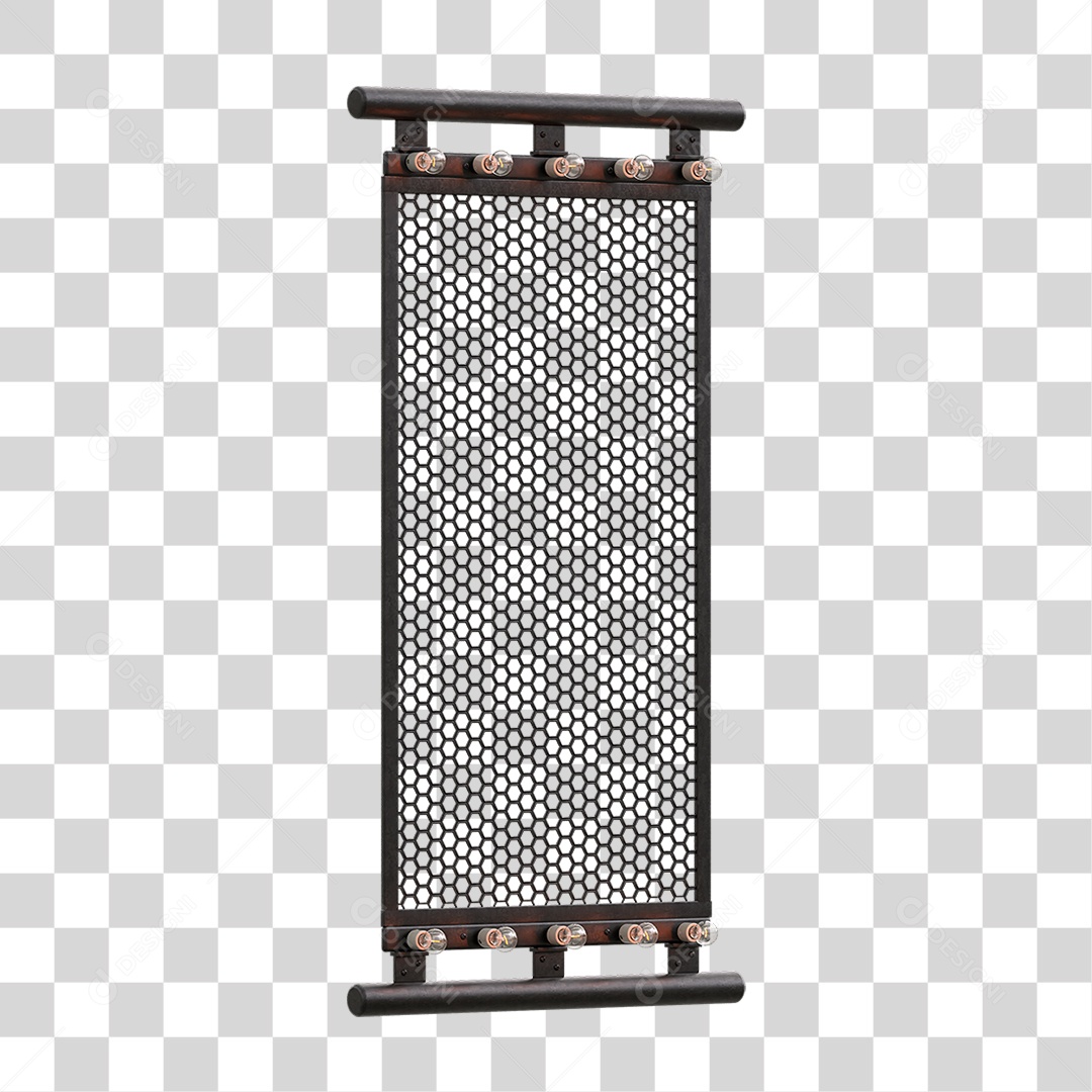Painel Metal Lâmpadas PNG Transparente