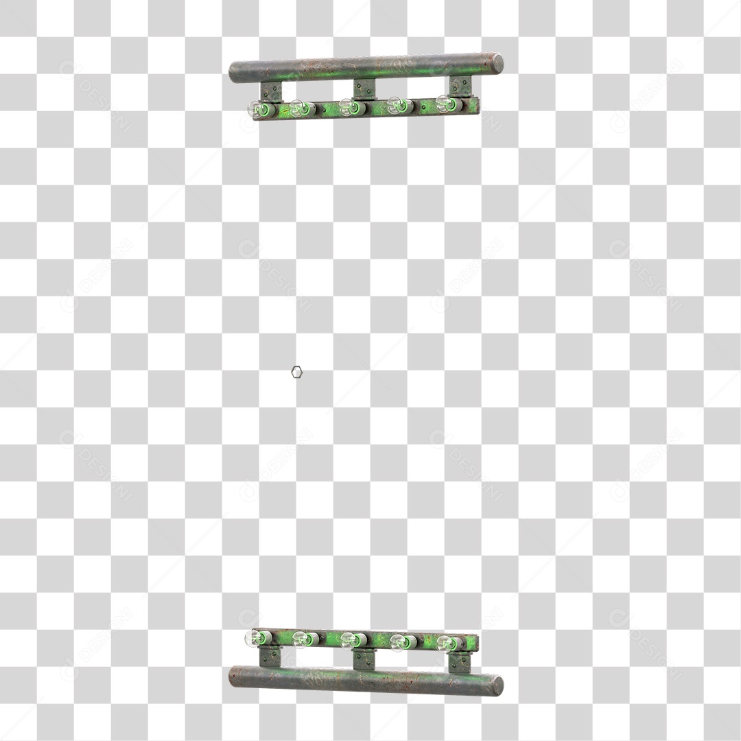 Painel Madeira Metal Lâmpadas PNG Transparente