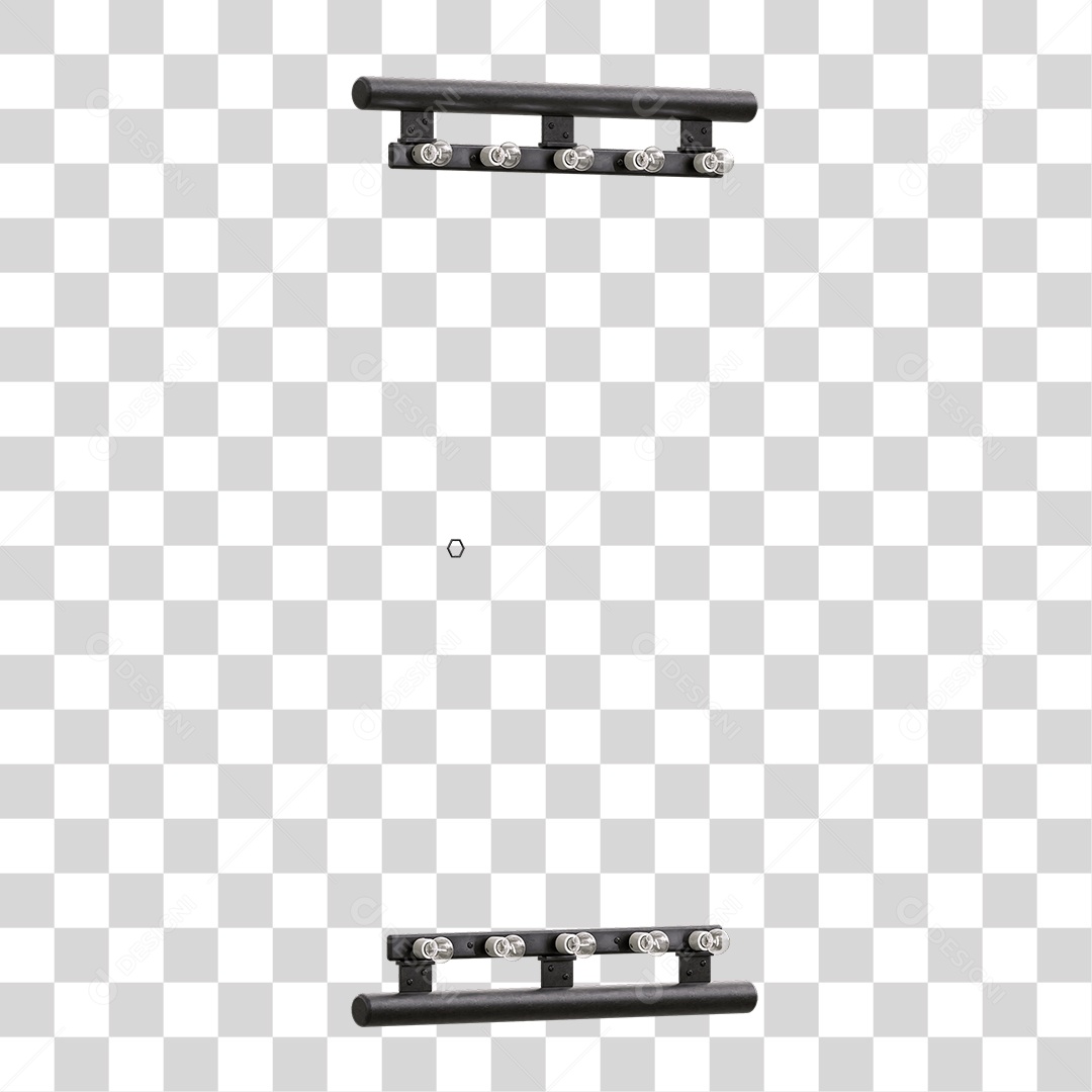 Painel Madeira Metal Lâmpadas PNG Transparente