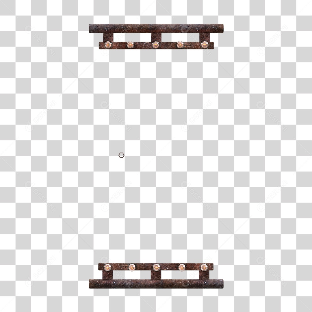 Painel Madeira Metal Lâmpadas PNG Transparente