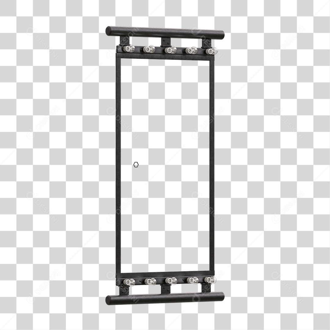 Painel Madeira Metal Lâmpadas PNG Transparente