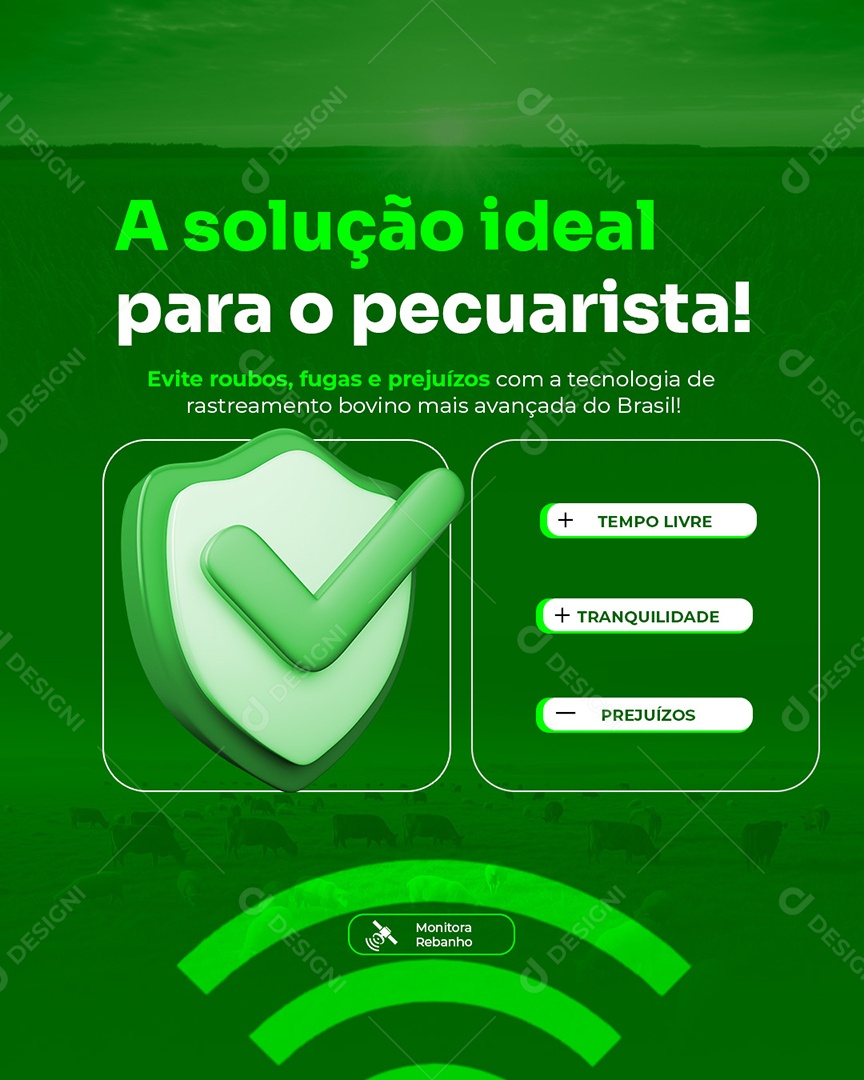 Story Agropecuária A Solução Ideal Para O Pecuarista Social Media PSD Editável