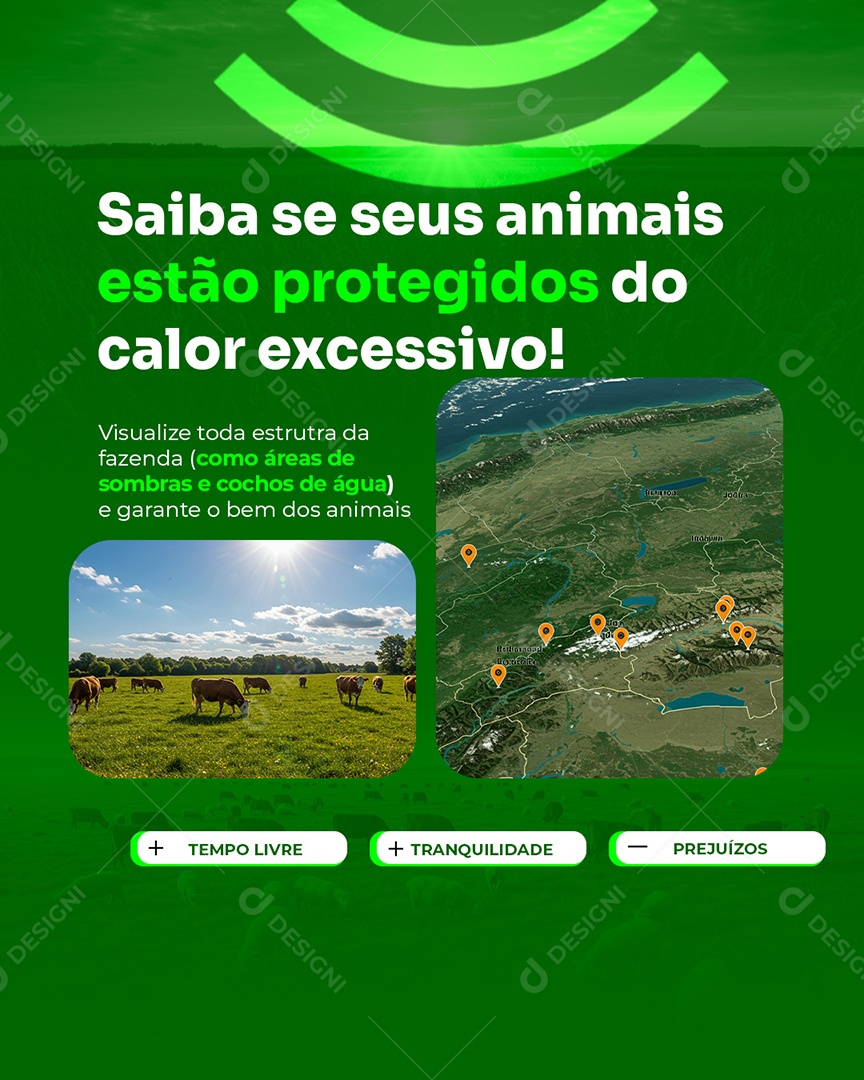 Agropecuária Saiba Se Seus Animais Estão Protegidos Social Media PSD Editável