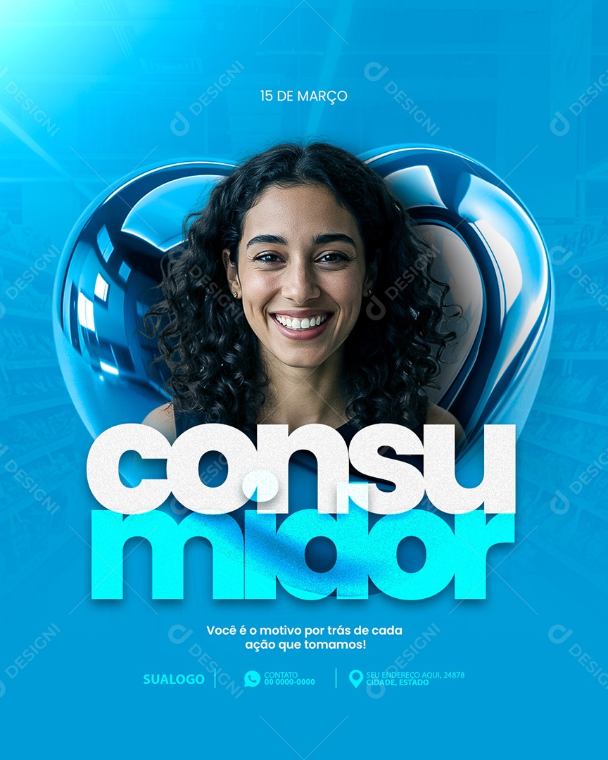 Dia Do Consumidor 15 de Março Social Media PSD Editável