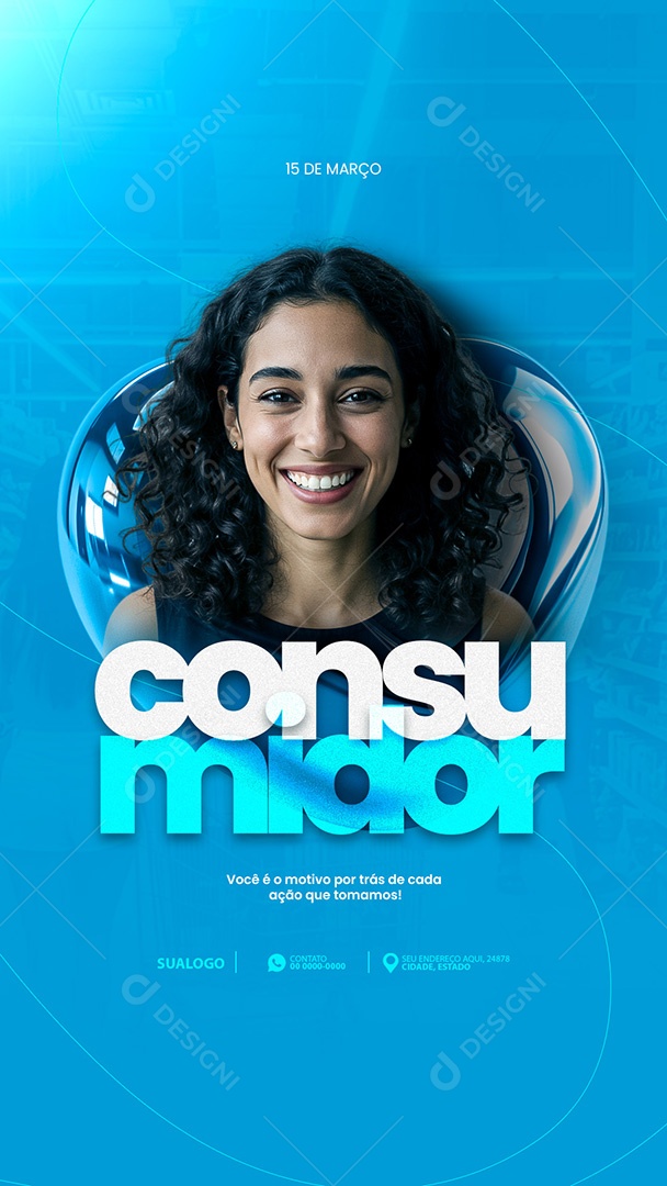 Dia Do Consumidor 15 de Março Social Media PSD Editável