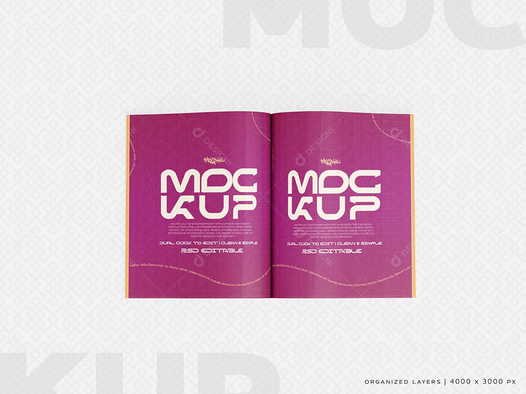 Mockup de Revistas PSD Editável
