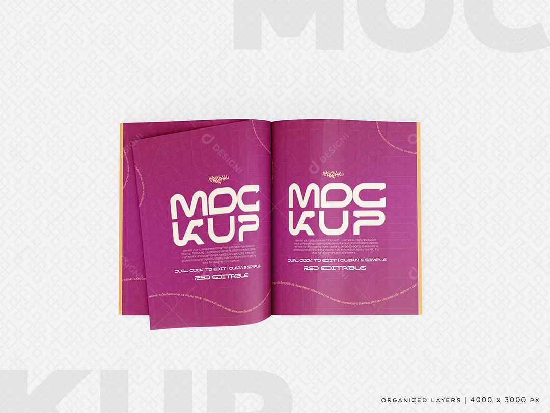 Mockup de Revistas PSD Editável