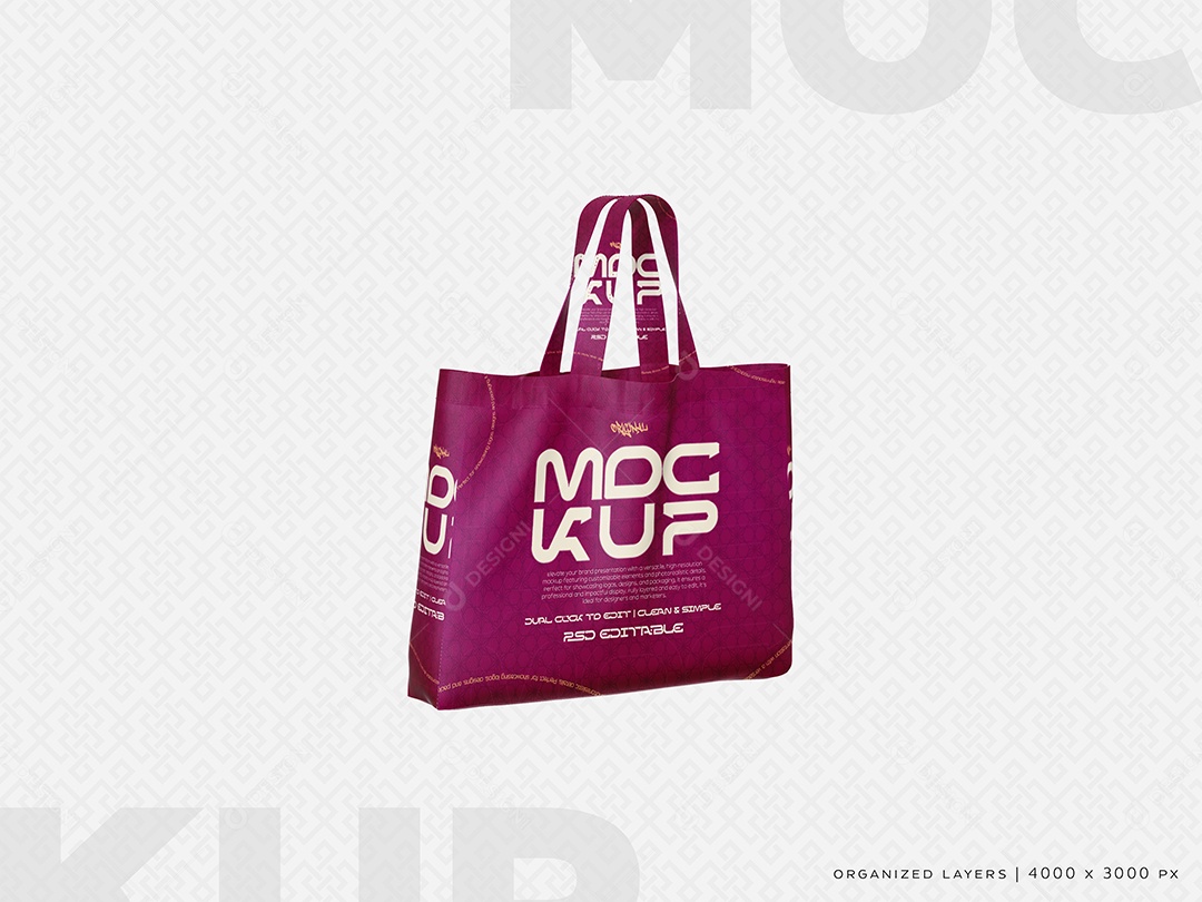 Sacola Mockup PSD Editável