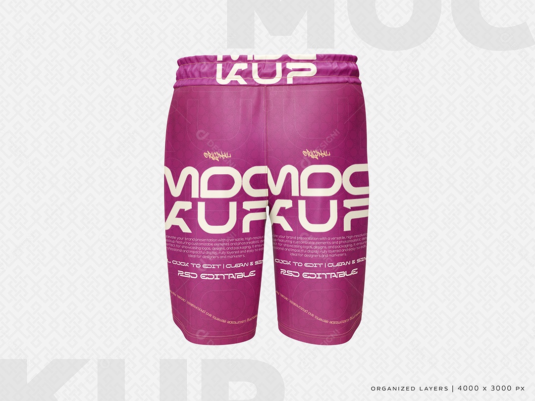 Bermuda Mockup PSD Editável