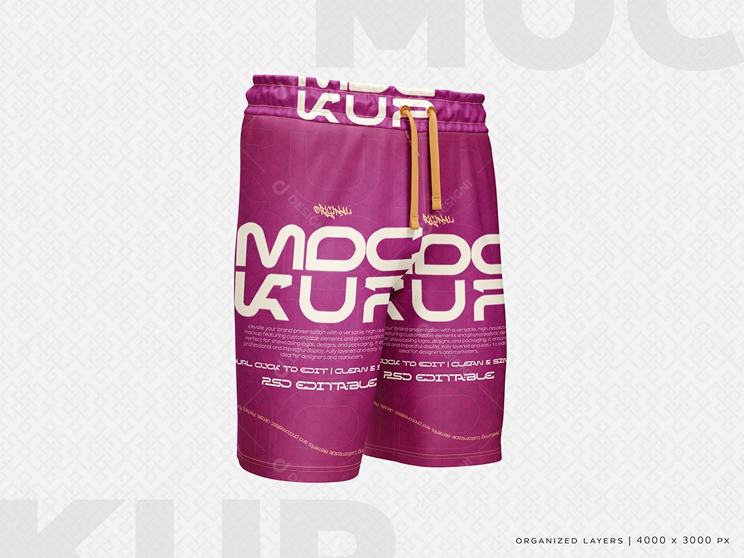 Bermuda Mockup PSD Editável
