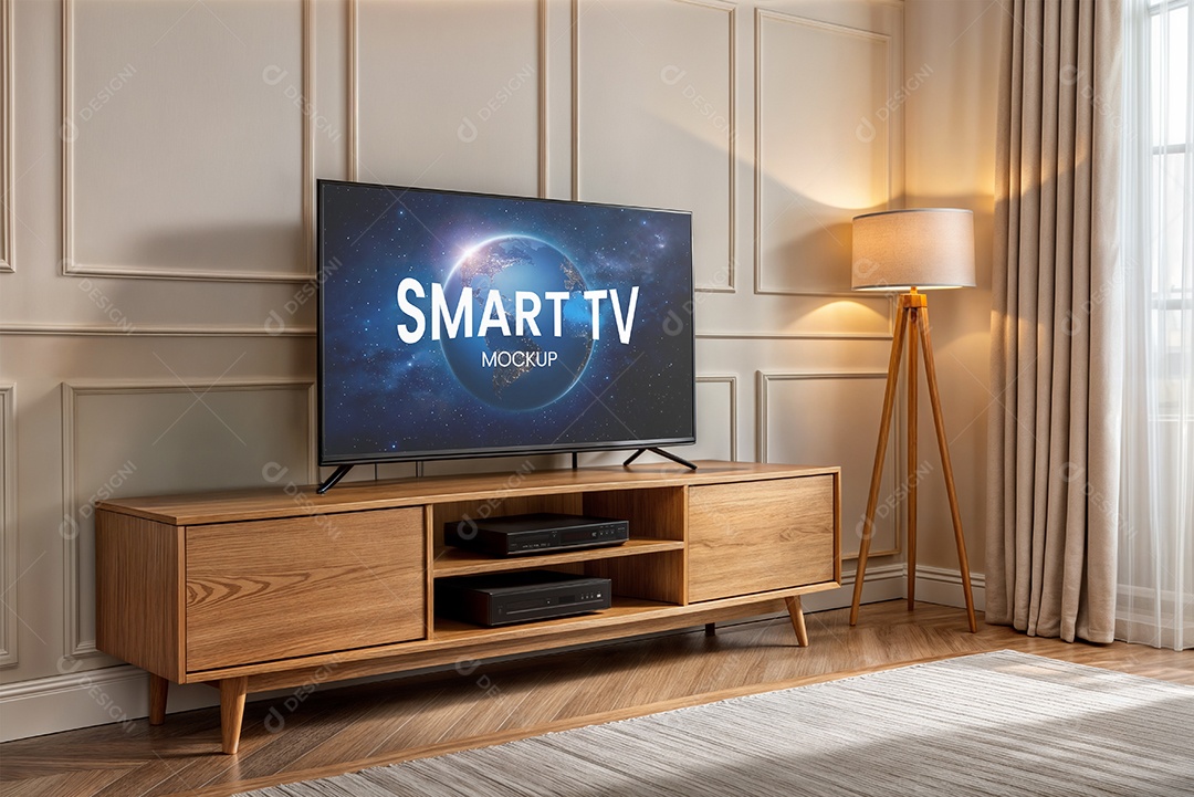 Mockup Televisão Smart PSD Editável