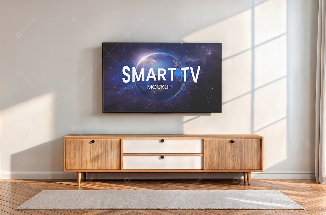Mockup Televisão Smart PSD Editável