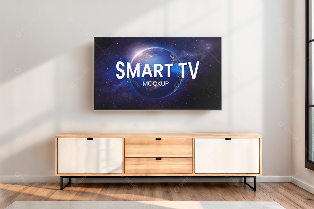 Mockup Televisão Smart PSD Editável