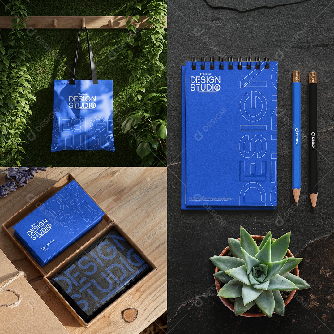 Mockup Branding Brindes PSD Editável