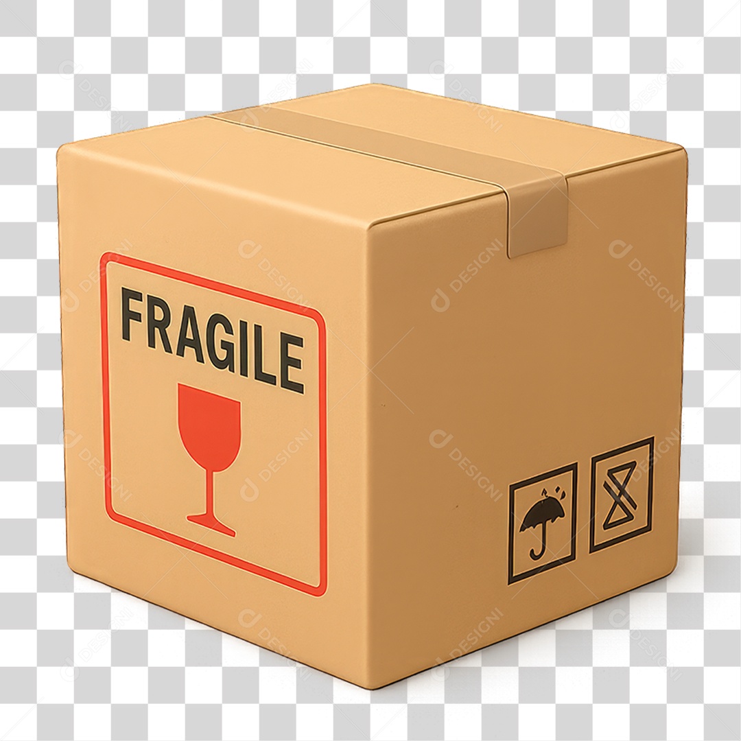 Caixa de Papelão PNG Transparente
