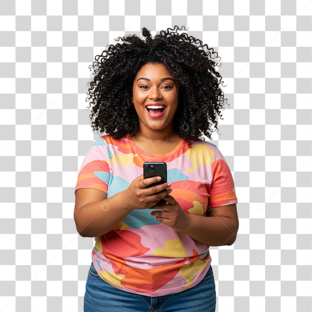 Mulher com Reações Pessoas PNG Transparente